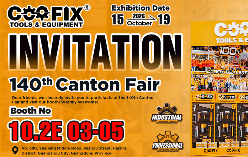 COOFIX Cordially Invites You to the 140th Canton Fair 